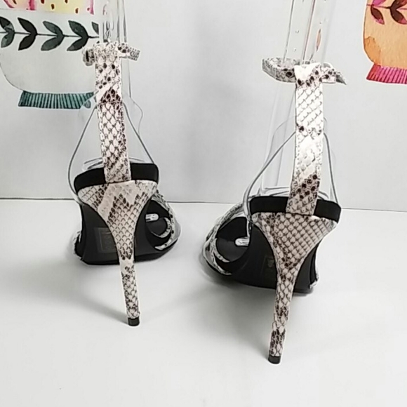 New Faux Snake Skin  Stiletto Heels - Picture 5 of 8